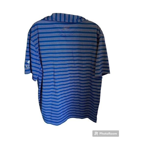 Greg Norman Blue Striped Golf Polo. Sz.M - Picture 2 of 4